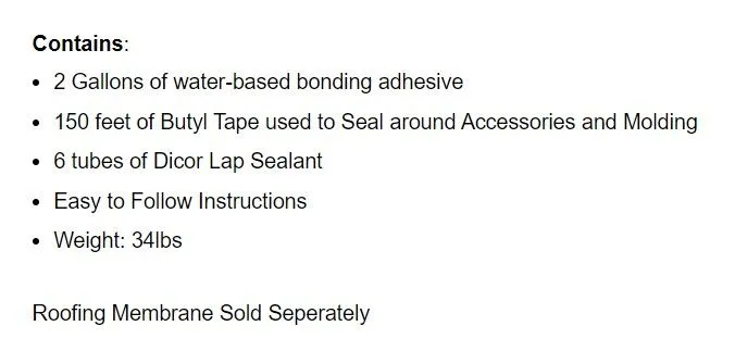 EPDM RUBBER ROOF INSTALL WH